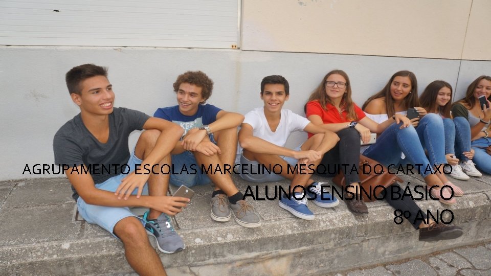 AGRUPAMENTO ESCOLAS MARCELINO MESQUITA DO CARTAXO ALUNOS ENSINO BÁSICO 8º ANO 