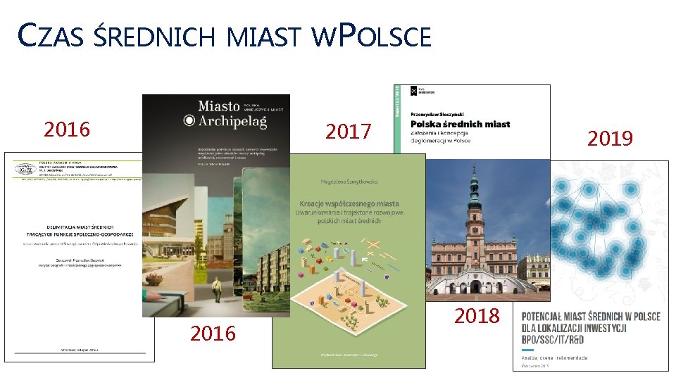 CZAS ŚREDNICH MIAST W POLSCE 2016 2017 2016 2019 2018 CZAS ŚREDNICH MIAST W POLSCE 2016 2017 2016 2019 2018