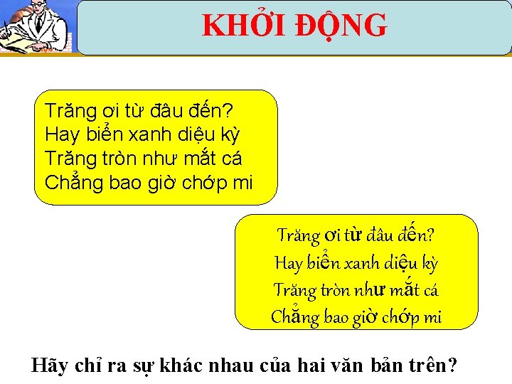 i Bà 16 KHỞI ĐỘNG Trăng ơi từ đâu đến? Hay biển xanh diệu