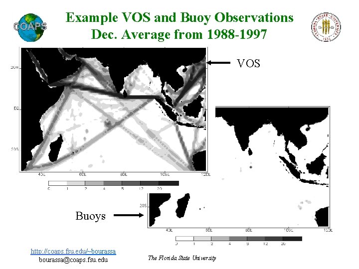 Coaps Spatial Variability of Random Error and Biases in
