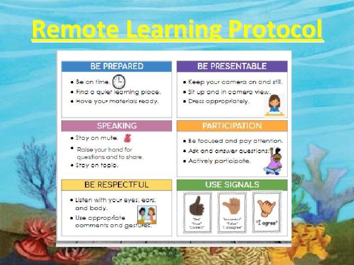 Remote Learning Protocol 