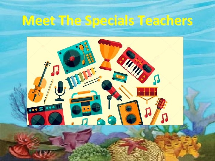 Meet The Specials Teachers 