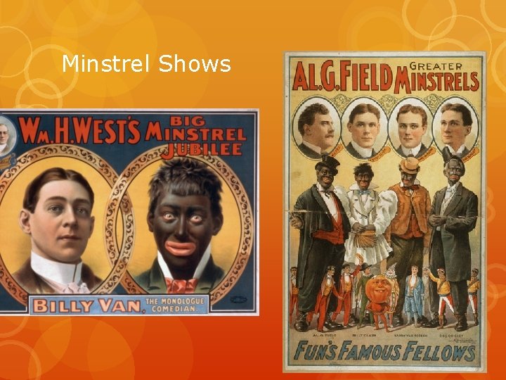 Minstrel Shows 