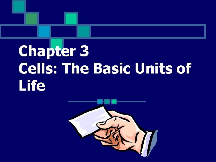 Chapter 3 Cells: The Basic Units of Life 