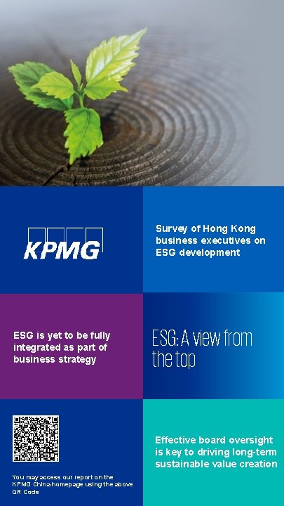 Survey of Hong Kong business executives on ESG development ESG is yet to be