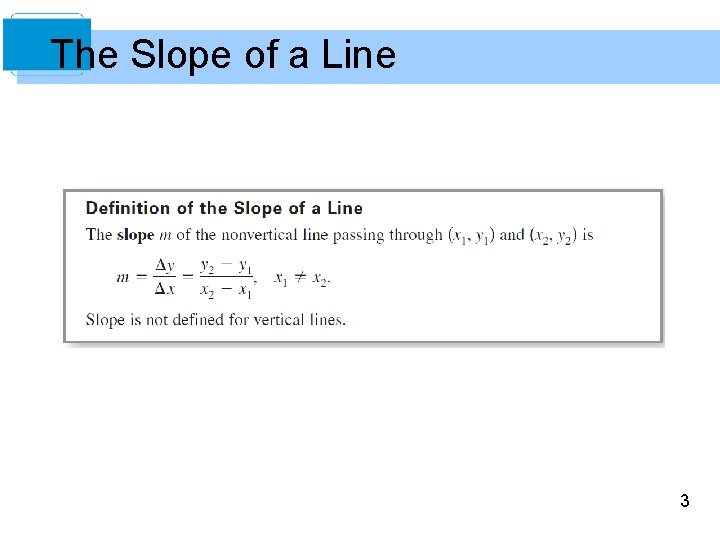 The Slope of a Line 3 