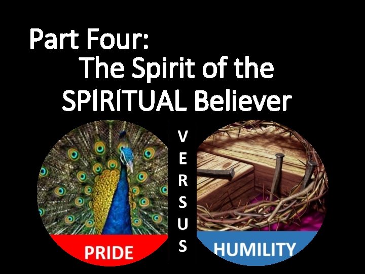 Part Four: The Spirit of the SPIRITUAL Believer 
