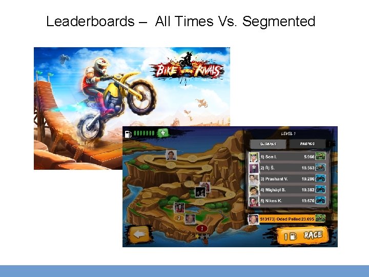 Leaderboards – All Times Vs. Segmented 