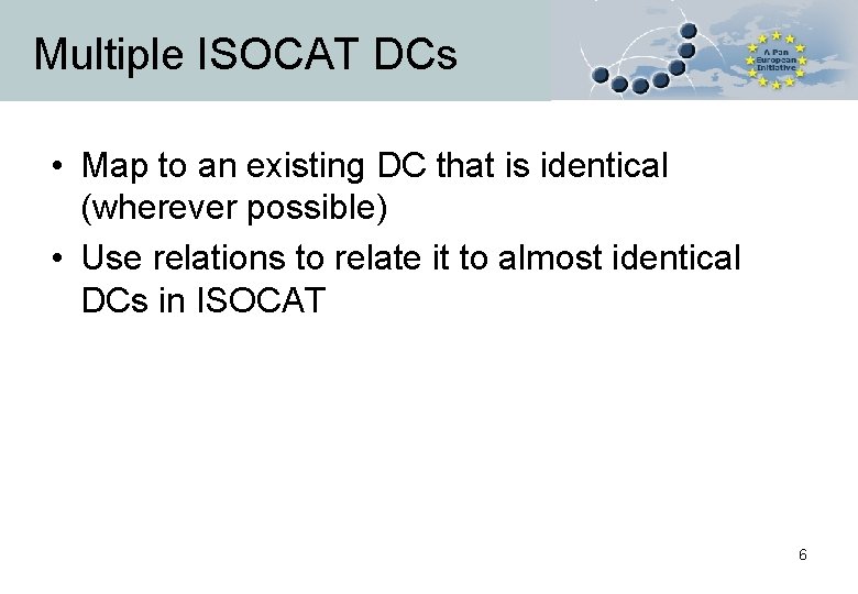 ISOCAT Proposed solutions for Problems encountered in DUELMELMF