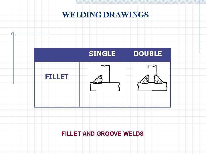 WELDING DRAWINGS SINGLE DOUBLE FILLET AND GROOVE WELDS 