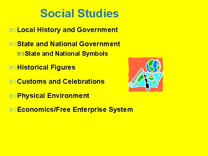 Social Studies Local History and Government State and National Government State and National Symbols