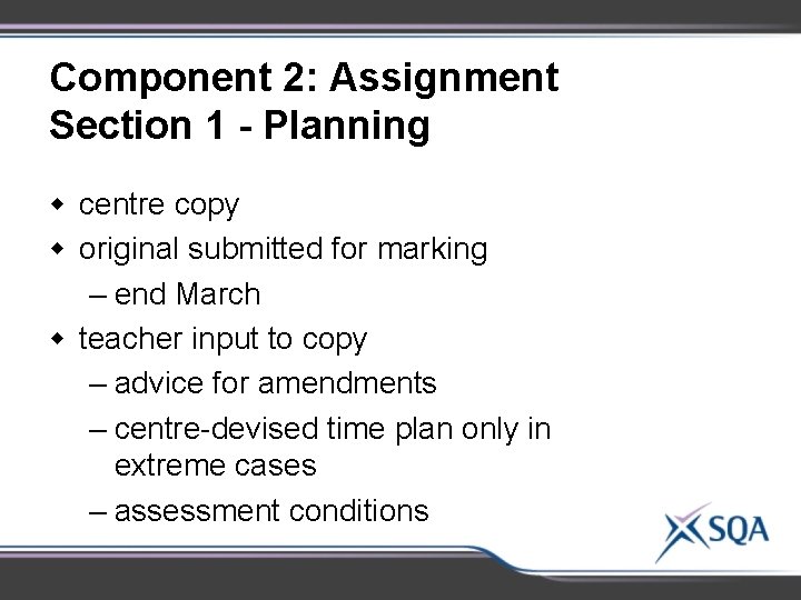 Component 2: Assignment Section 1 - Planning w centre copy w original submitted for