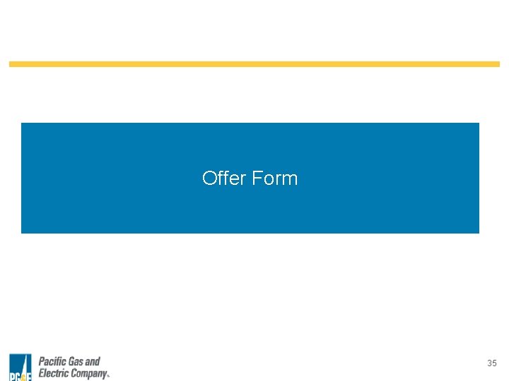 Offer Form 35 