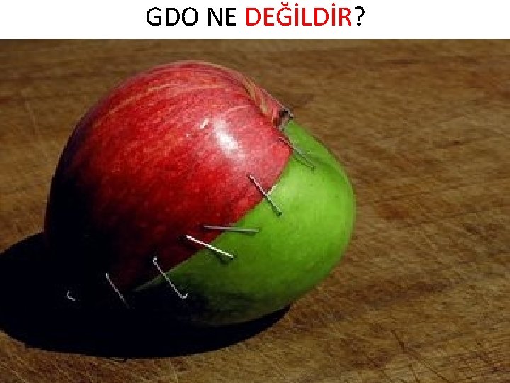 GDO NE DEĞİLDİR? 