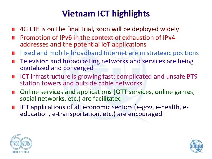 Vietnam ICT highlights 4 G LTE is on the final trial, soon will be