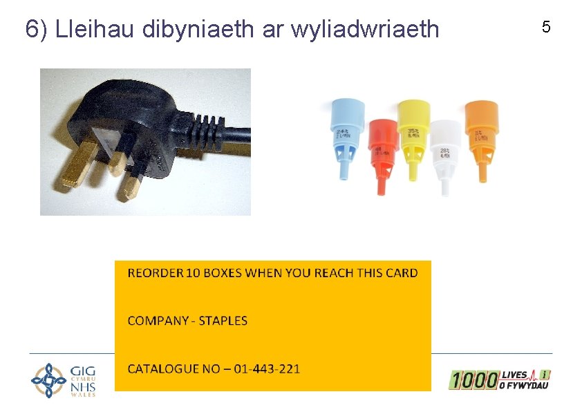 6) Lleihau dibyniaeth ar wyliadwriaeth 5 