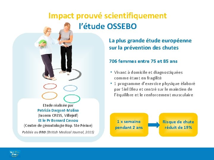 Impact prouvé scientifiquement l’étude OSSEBO La plus grande étude européenne sur la prévention des