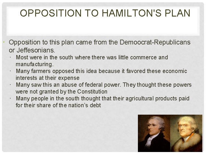 FOUNDATION OF THE NEW REPUBLIC 1789 1800 THE
