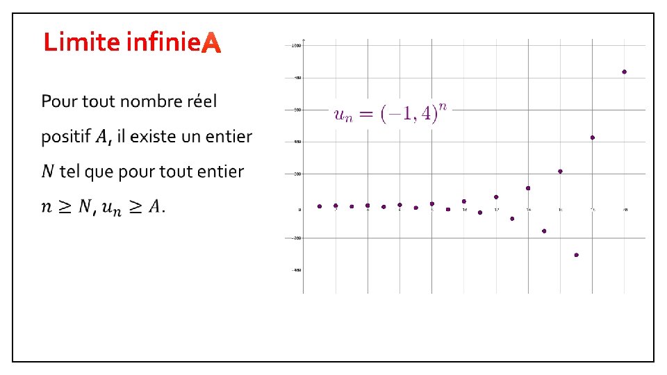 Limite infinie 