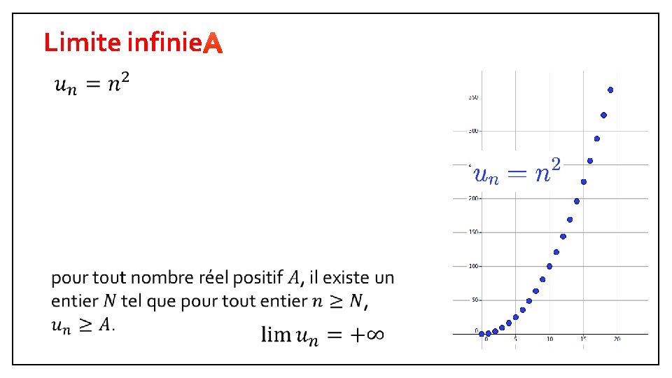 Limite infinie 