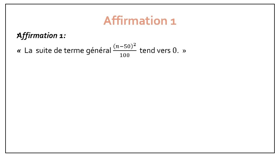 Affirmation 1 • 