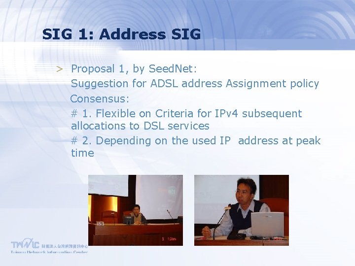 SIG 1: Address SIG > Proposal 1, by Seed. Net: Suggestion for ADSL address