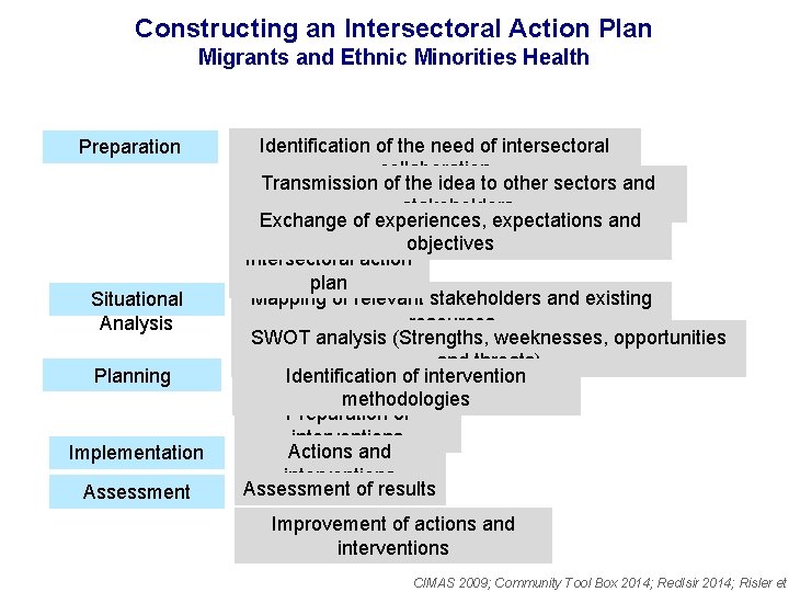 Constructing an Intersectoral Action Plan Migrants and Ethnic Minorities Health Preparation Situational Analysis Planning