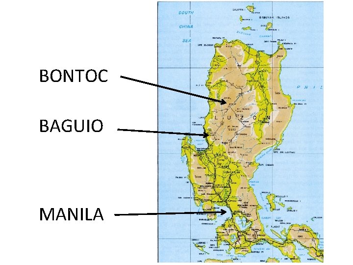 BONTOC BAGUIO MANILA BONTOC BAGUIO MANILA
