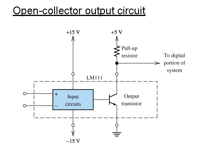 Open-collector output circuit 