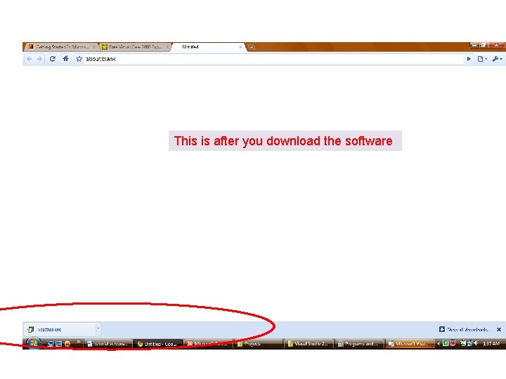 This is after you download the software 