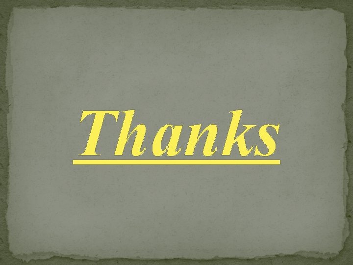 Thanks Thanks