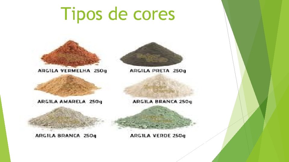 Tipos de cores 