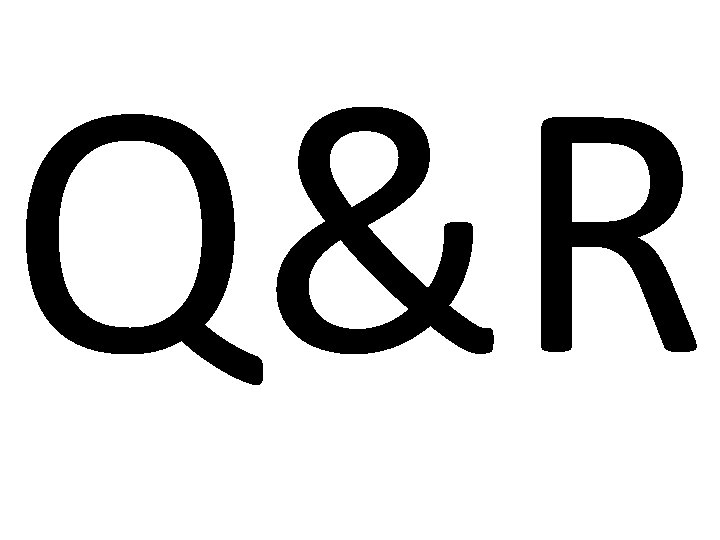 Q&R 