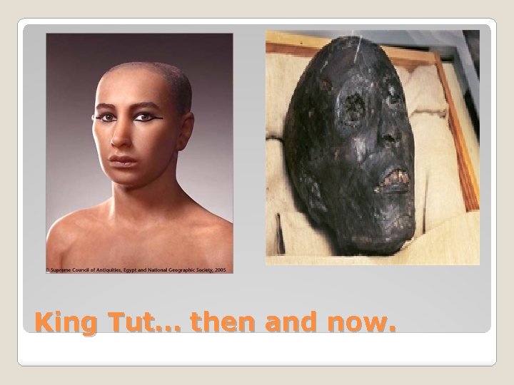 King Tut… then and now. 
