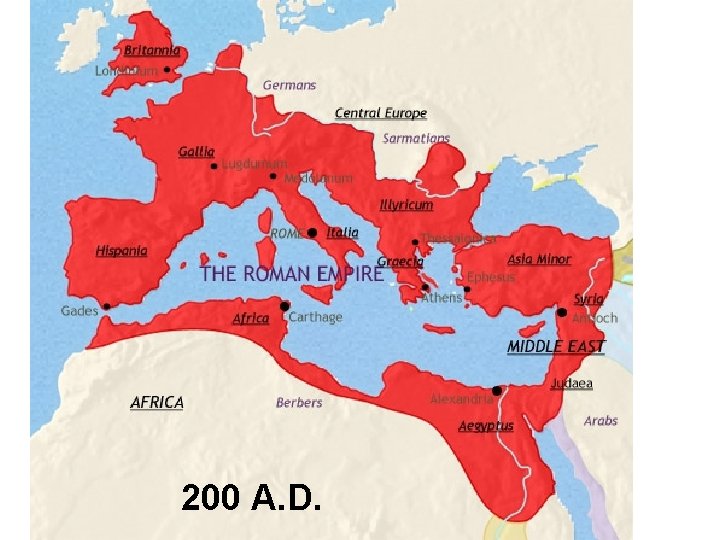 1 A. D. 200 A. D. B. C. 200 