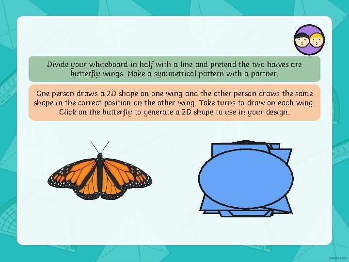 Divide your whiteboard in half with a line and pretend the two halves are