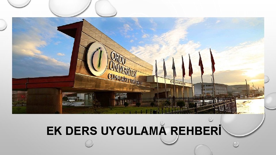 EK DERS UYGULAMA REHBERİ 