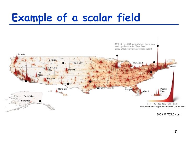 Example of a scalar field 2006 © TIME. com 7 