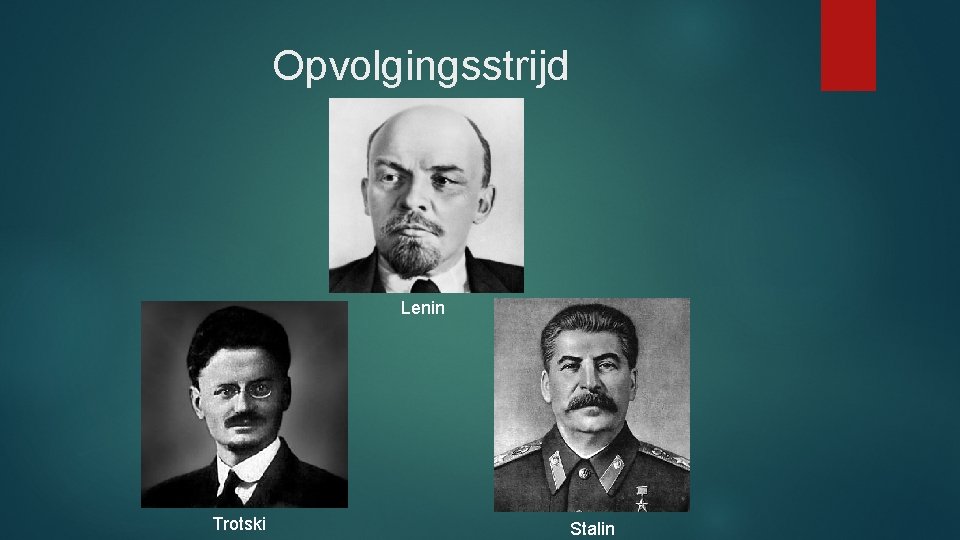 Opvolgingsstrijd Lenin Trotski Stalin 