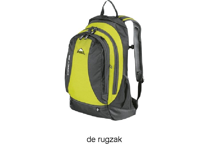 de rugzak 