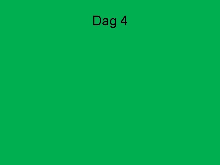 Dag 4 