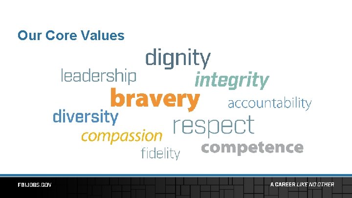 Our Core Values 