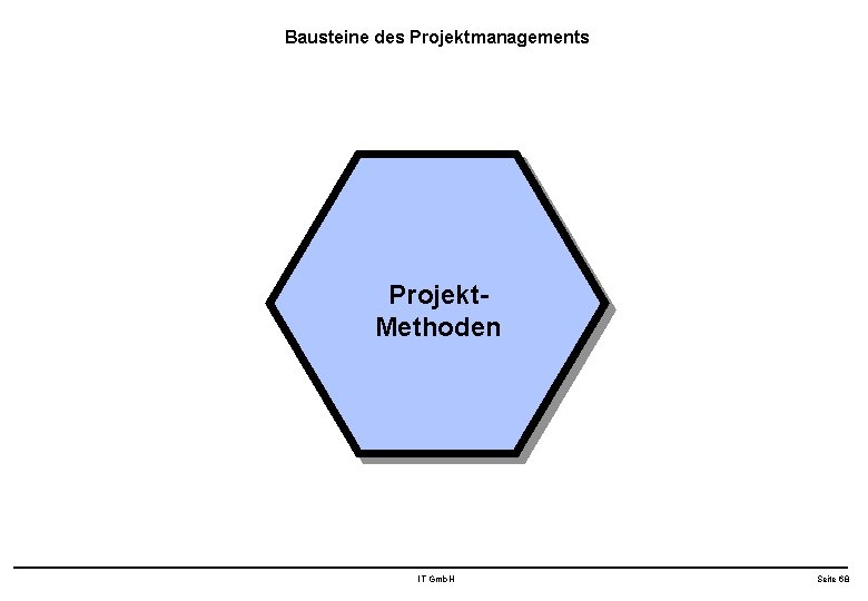 Bausteine des Projektmanagements Projekt. Methoden IT Gmb. H Seite 68 