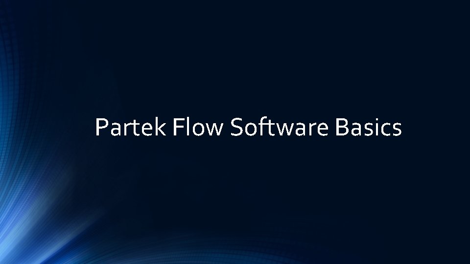 Partek Flow Software Basics 