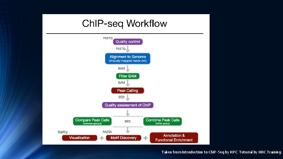 Taken from Introduction to Ch. IP-Seq by HPC Tutorial by HBC Training 