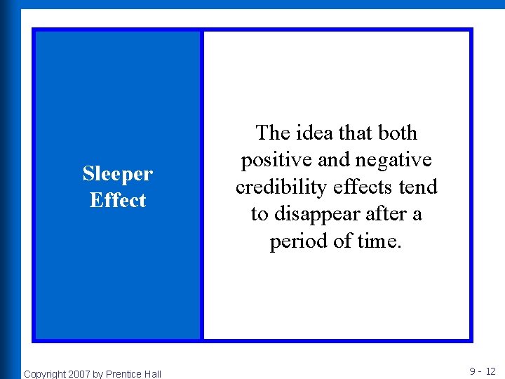 Chapter 9 Communication and Consumer Behavior Ninth Edition