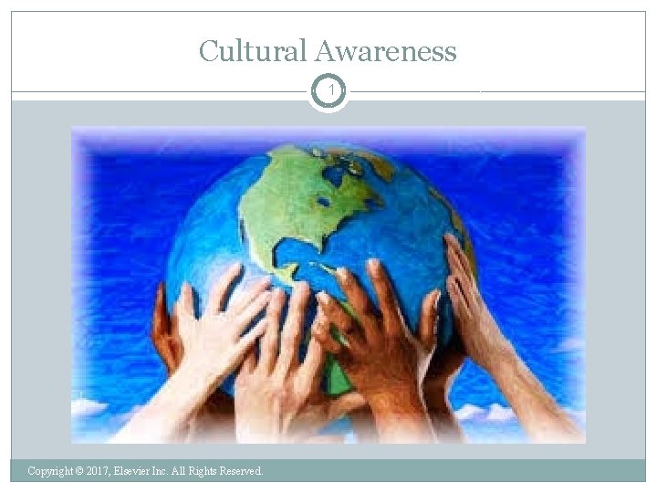 Cultural Awareness 1 Copyright © 2017, Elsevier Inc. All Rights Reserved. 