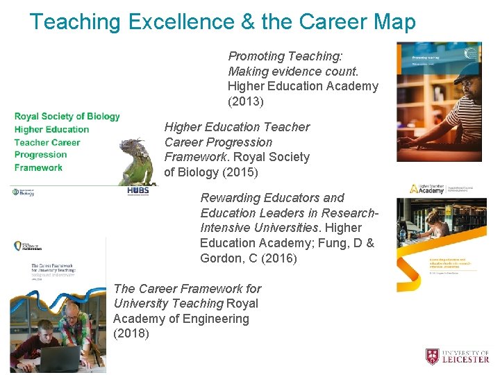 Teaching Excellence & the Career Map Promoting Teaching: Making evidence count. Higher Education Academy