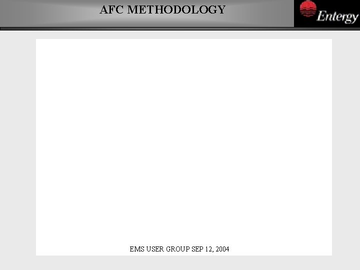 AFC METHODOLOGY EMS USER GROUP SEP 12, 2004 