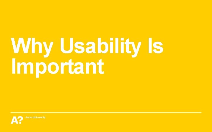 Why Usability Is Important 